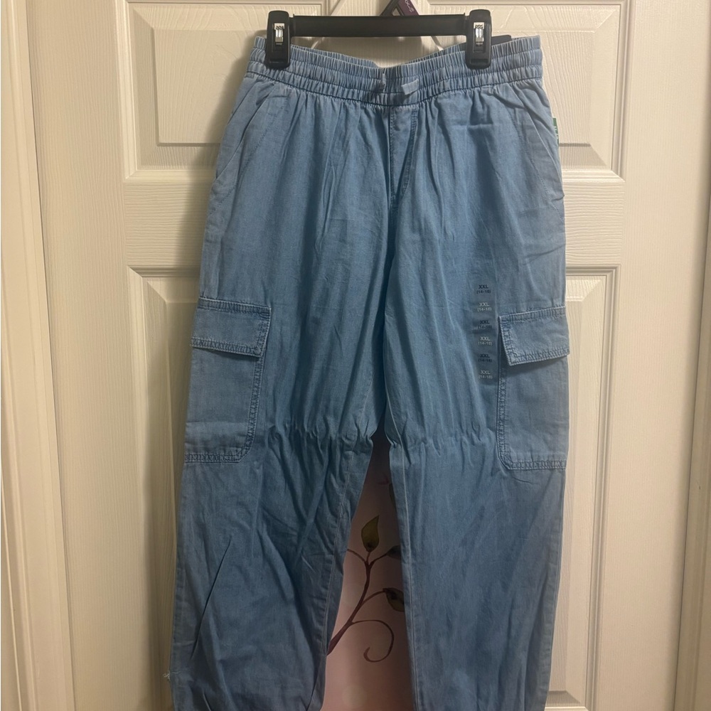 GAP Kids Light Blue Cargo Jeans